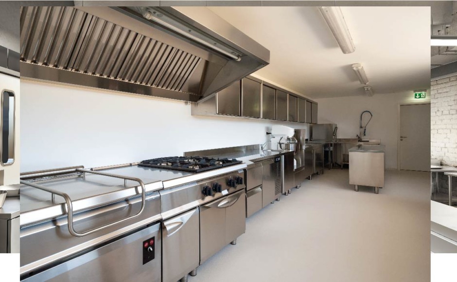 Cocina de un restaurante profesional