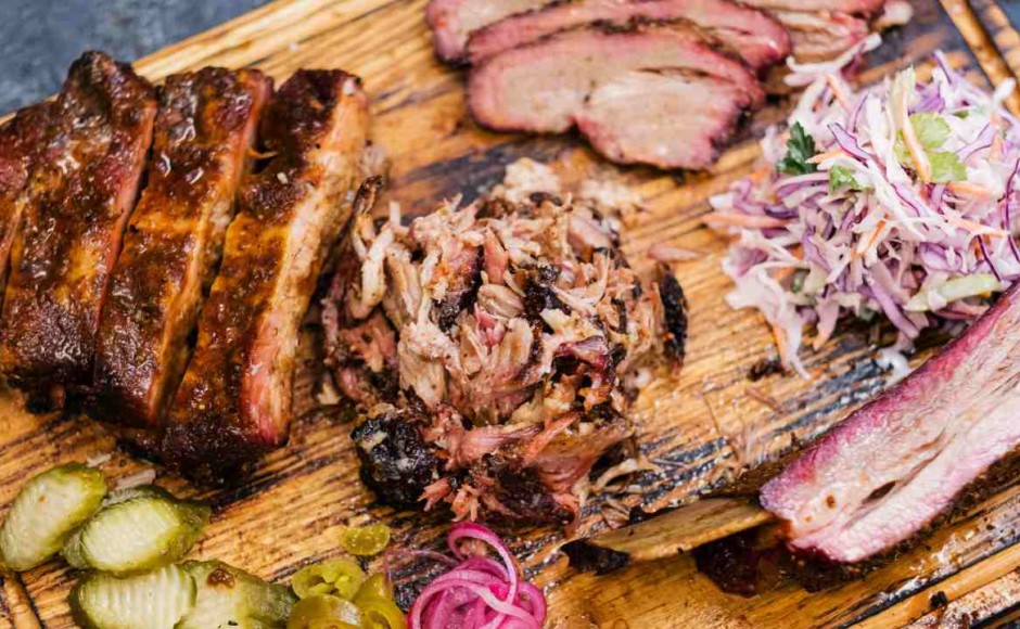 Carne preparada en parrilla