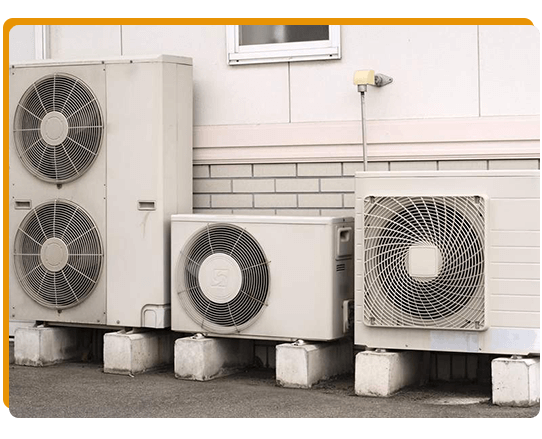 fotografía de aires acondicionados