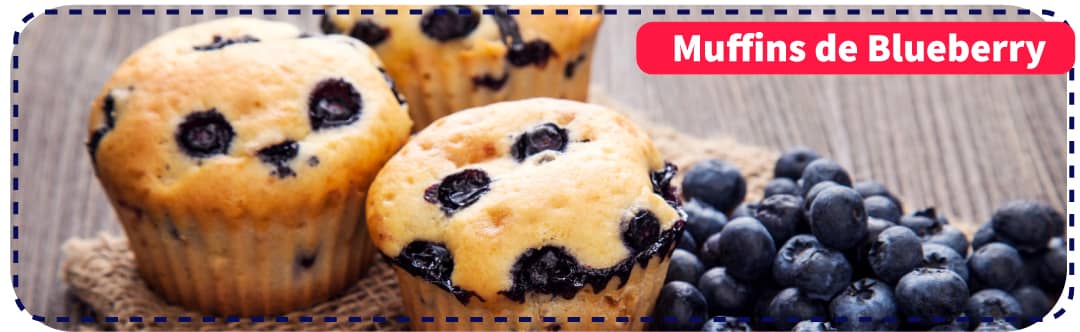 Muffins de Blueberry