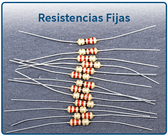 imagen de varias resistencias fijas