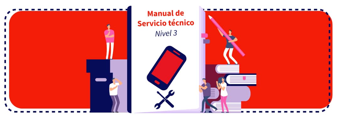 esquema servicio tecnico de celulares