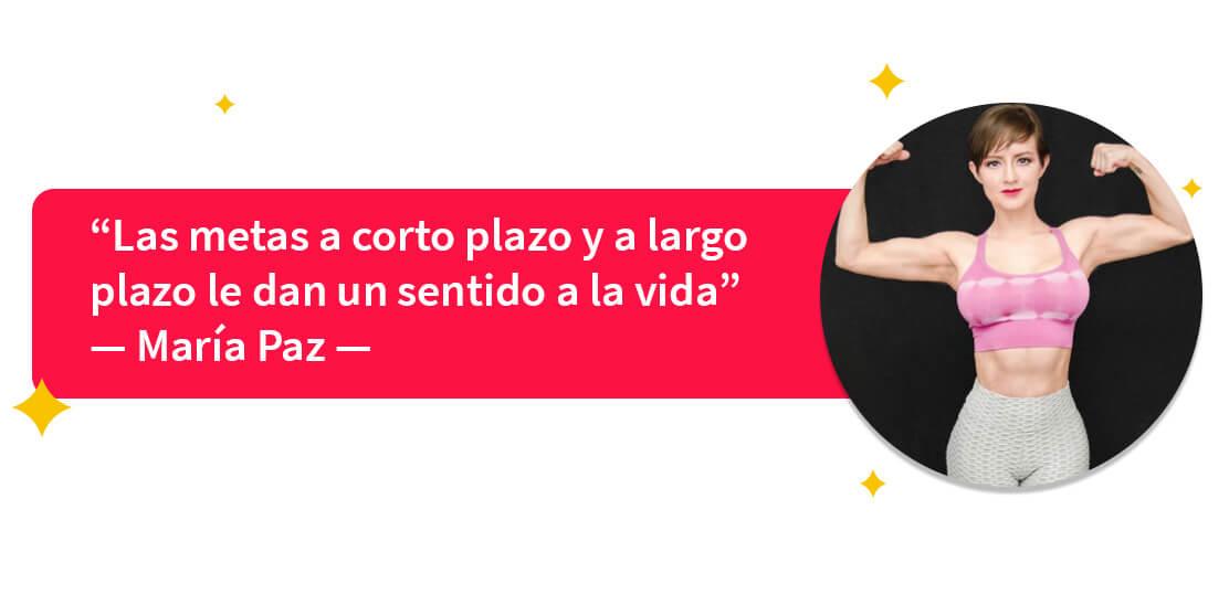 María Paz Castro narra cómo las metas dan sentido a la vida. Ella lo logró con ayuda de Aprende Institute