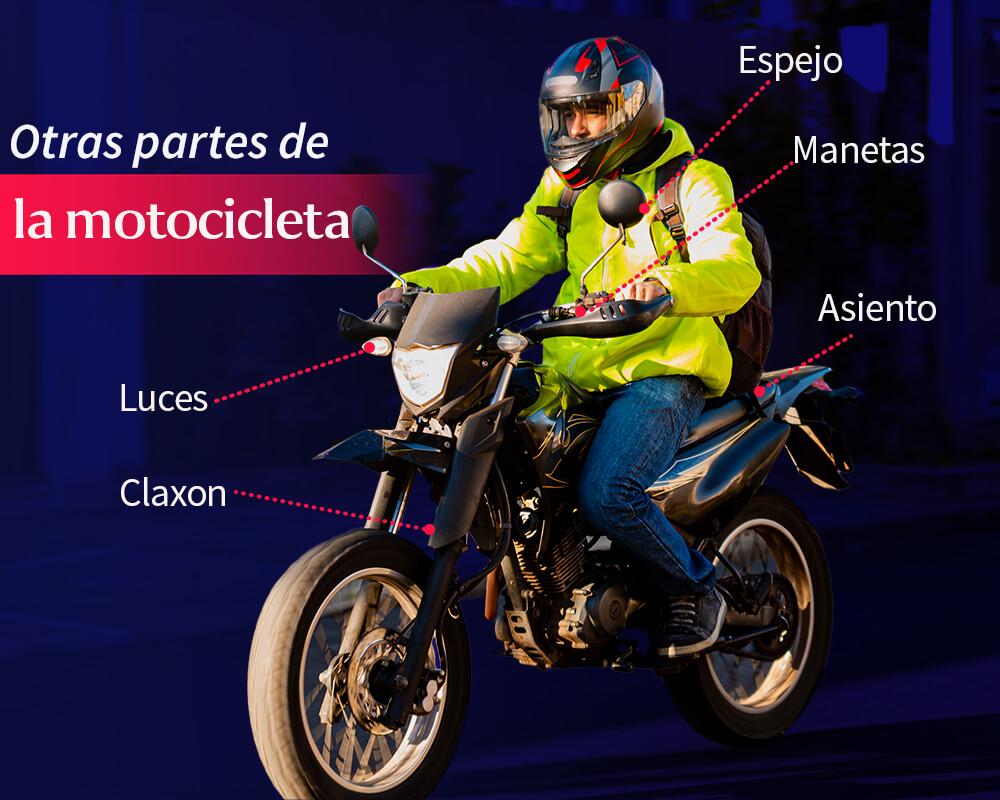 otras partes de una moto y como funcionan 