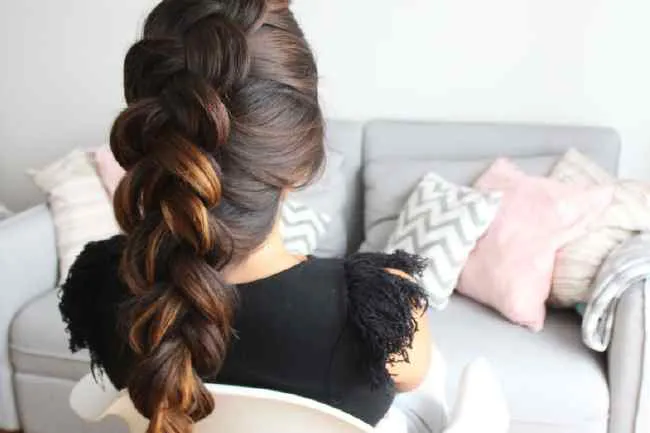 trenza estilo holandes