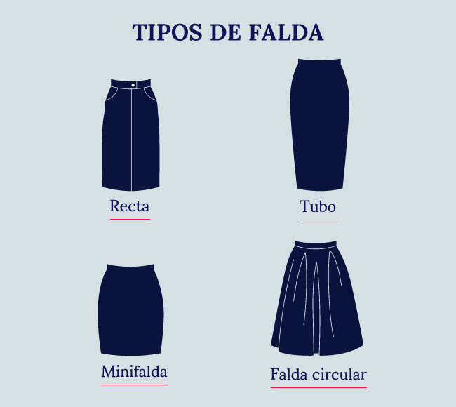 tipos-de-falda