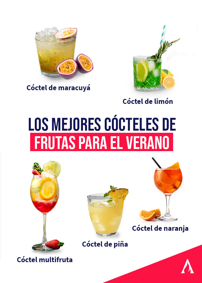 las mejores ideas de cocteles de frutas para el verano