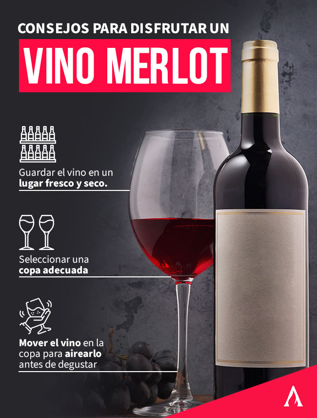 consejos para disfrutar de un vino merlot