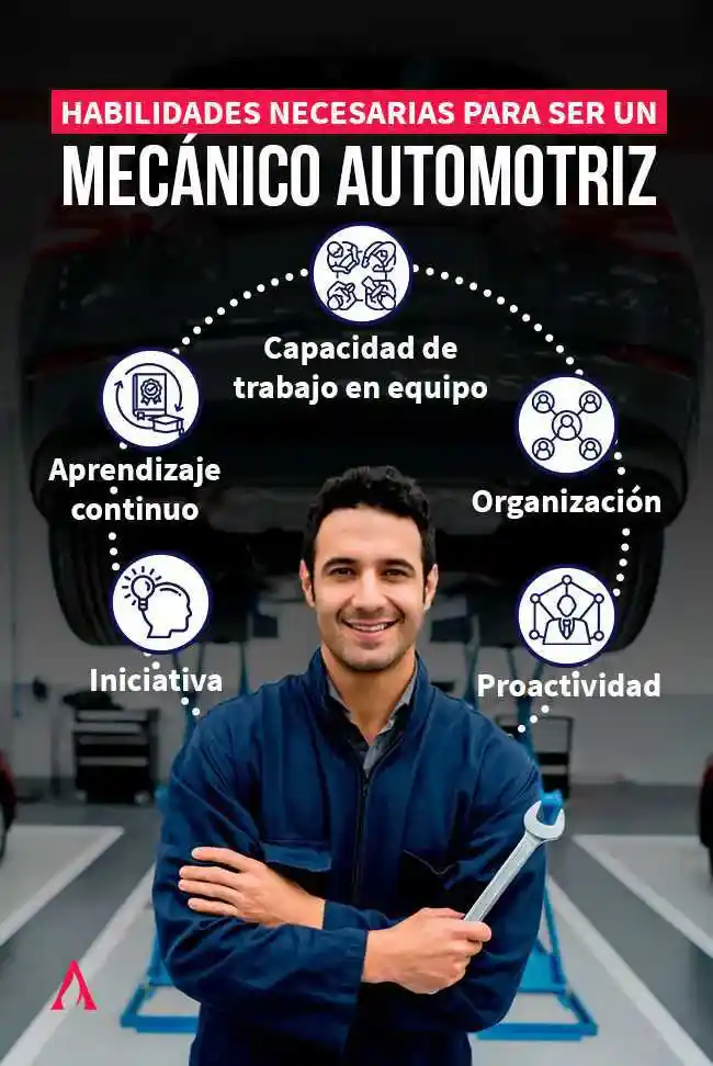 habilidades clave de un mecanico automotriz