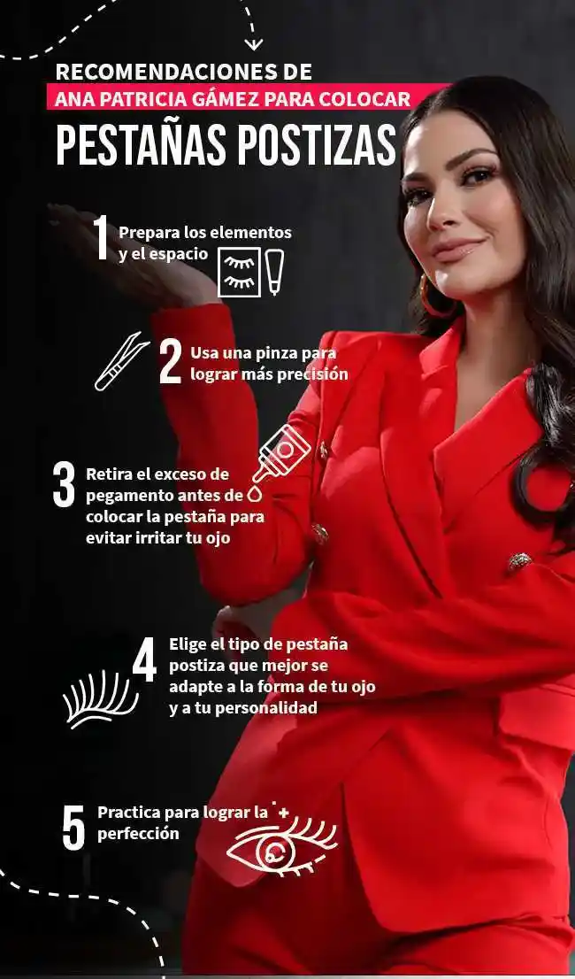 recomendaciones de ana patricia para colocar pestañas postizas