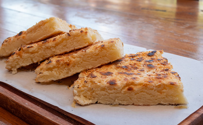 plato de mbeju paraguayo