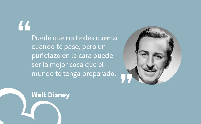 frase sobre fallar de walt disney