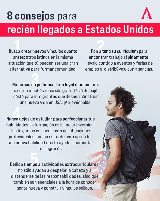 ocho consejos para jovenes recien llegados a estados unidos